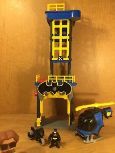 Imaginext DC Streets of Gotham City Tower Playset BATMAN FIGURE ...