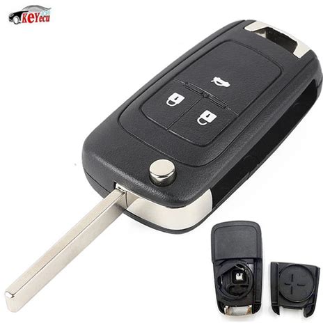 Keyecu New Replacement Shell Flip Folding Remote Key Case For Opel