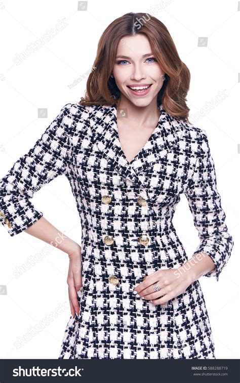 Beautiful Glamour Sexy Woman Dark Brunette Stock Photo Shutterstock