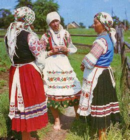 Folkcostume Embroidery Costume Of West Or Volyn Polissia Ukraine