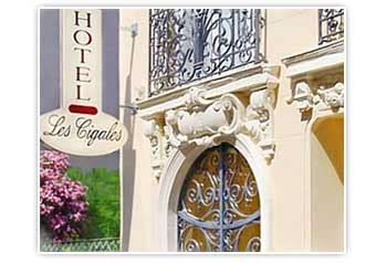 Hotel Les Cigales Nice Hotels France Hotels