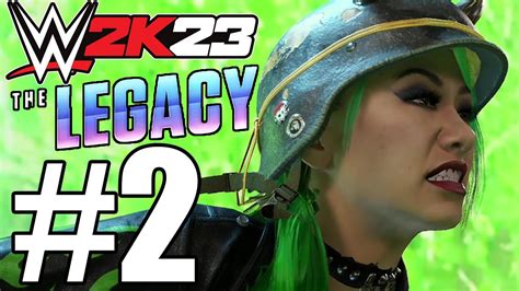 WWE 2K23 My Rise The Legacy Gameplay Walkthrough Part 2 Money In The