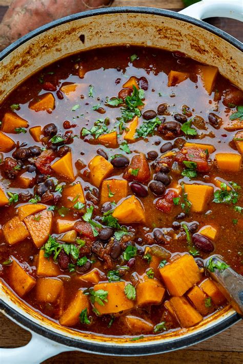 Sweet Potato And Black Bean Chili Closet Cooking An Easy To Make