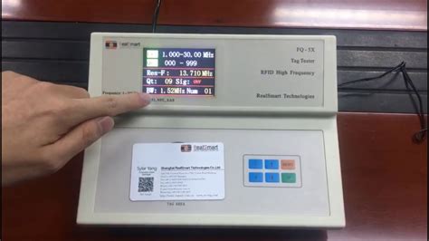 RFID HF 13 56MHz Tag Tester YouTube