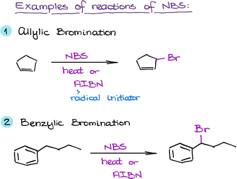 Nbs N Bromosuccinimide Organic Chemistry Tutor