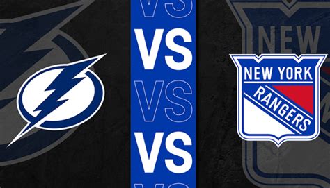 New York Rangers Vs Tampa Bay Lightning 6 11 22 Betting Odds