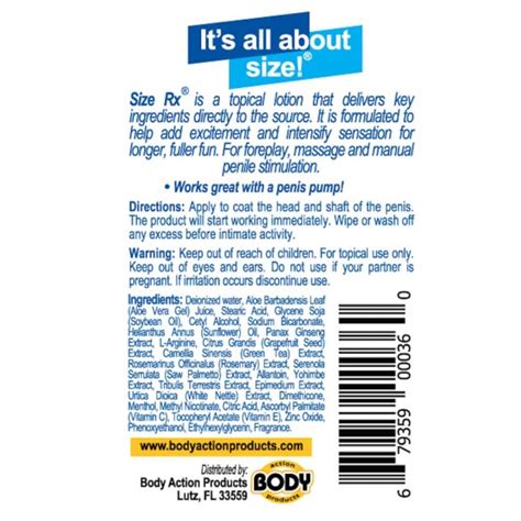 Potenciador Masculino Size Rx 60ml Kamadeva Sex Shop