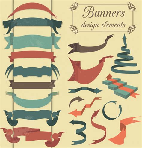 Vector ribbon scroll banner free vector download (16,088 Free vector ...