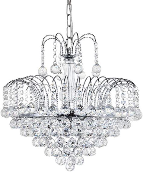 A A Modern Crystal Chandelier Clear K Crystal Ball Raindrop Ceiling