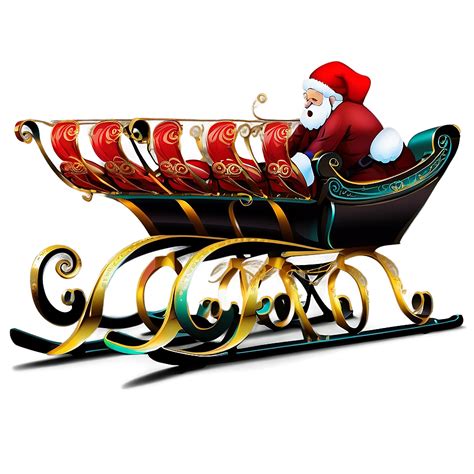 Download Santa Sleigh Png Pxi