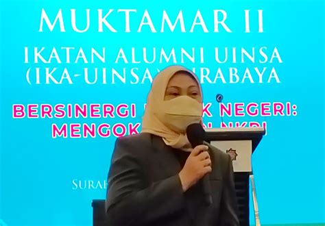 Menaker Ida Fauziah Terpilih Jadi Ketua Umum IKA UINSA Surabaya