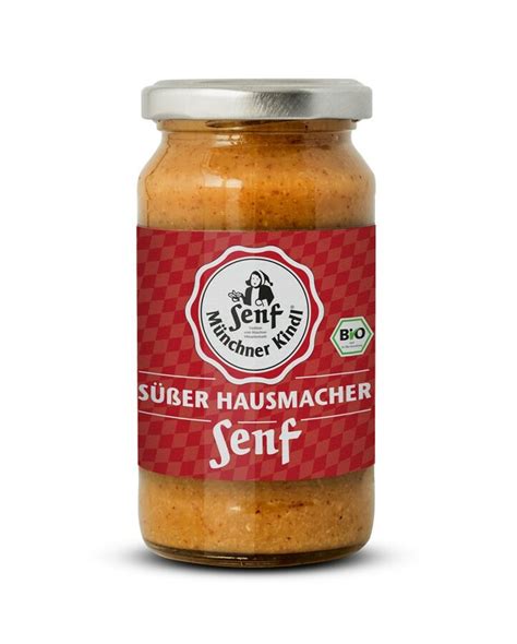 Münchner Kindl Senf Süßer Hausmacher Senf 200 ml Senf Saucen