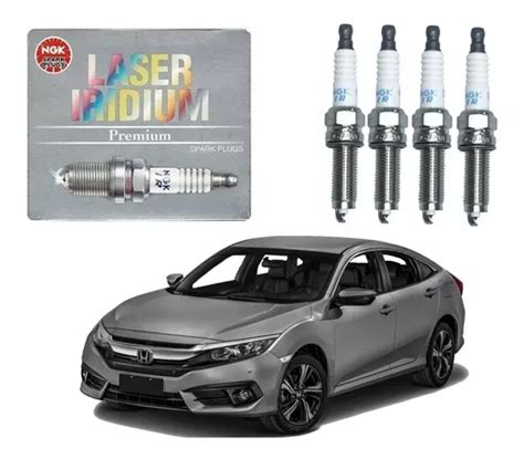 04 Velas Iridium Honda Civic 1 5 2017 2018 2019 Original Ngk