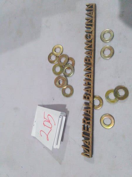 Jual Ring Plat Kuning M 5 Washer Plate Pengencang Mur Baut Di Lapak