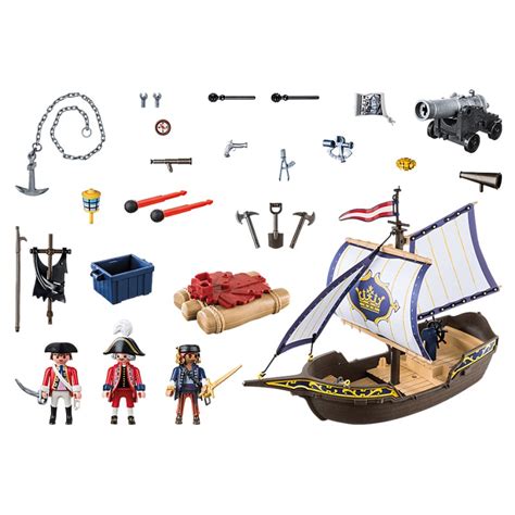 PLAYMOBIL 70412 PIRATES Statek Rotrock