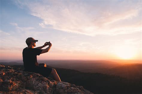 Free Images Man Sea Horizon Person Mountain Cloud Sky Sunrise