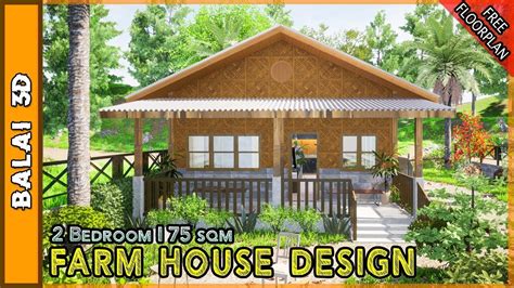 FARMHOUSE DESIGN Half Amakan Concrete House Design 2BR YouTube