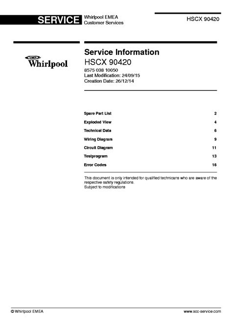 Whirlpool Dryer Repair Manual