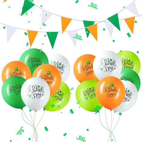 Xinnun 21 Pcs St Patrick S Day Decorations Set Irish Day Bunting Banner