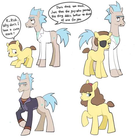 Morty Lvs Boobs On Twitter Rt Tinshyn Rickandmorty Pony Rick