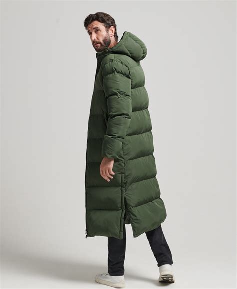 Superdry Extra Long Puffer Coat Mens Mens Jackets