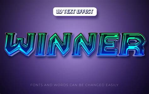 Text Effect Smart Winner Vectors & Illustrations for Free Download ...