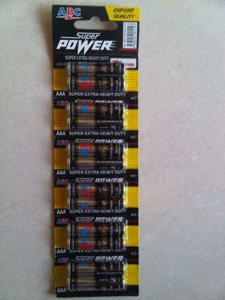 Jual X 12 Baterai ABC Super Power AAA 1 Renteng Battery A3 Batere Batre