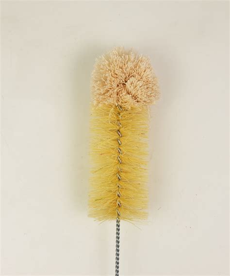 vegan sustainable bottle brush mm  plastic  natural