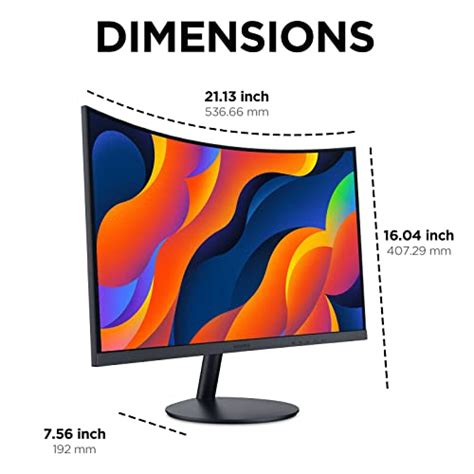 Koorui 24 Inch Curved Computer Monitor Full Hd 1080p 60hz Gaming