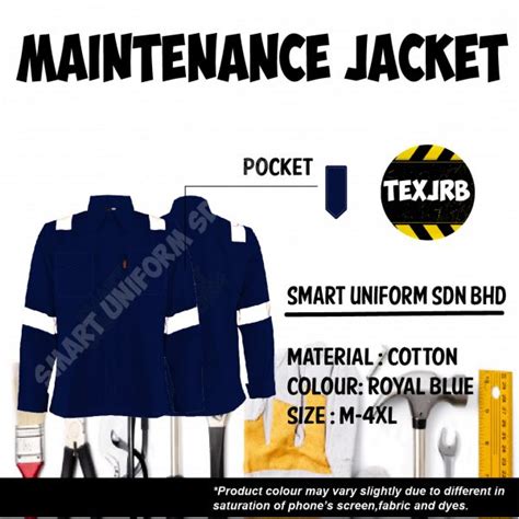 JK 02 JACKET WITH REFLECTIVE TAPE Smart Uniform Malaysia