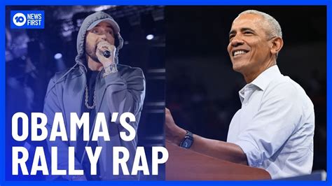 Barack Obama Raps To Lose Yourself After Eminem Introduces Him At