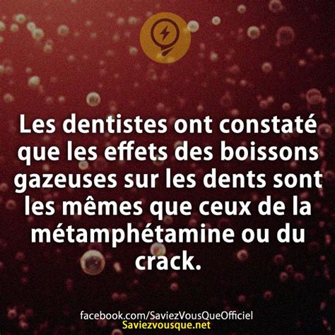 Les dentistes ont constaté que les effets des boissons gazeuses sur les