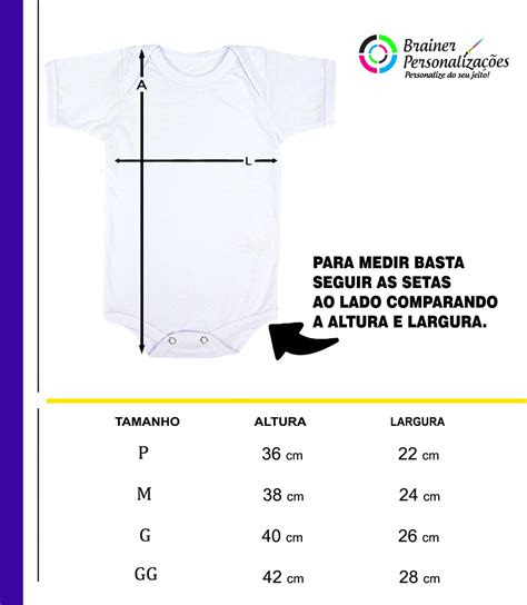 Body Infantil Branco 100 Poliéster Brainer Personalizações