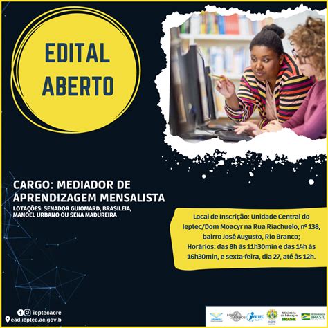 Ambiente Virtual de Aprendizagem do IEPTEC ATENÇÃO SENADOR GUIOMARD