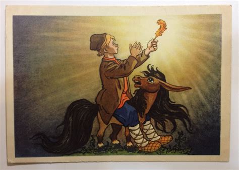 Конек горбунок иллюстрации к сказке - 64 фото