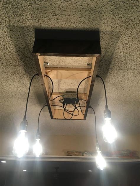 Diy Rustic Kitchen Light Fixture Hometalk