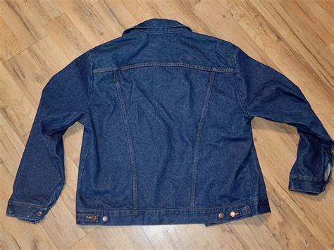 Vintage Maverick Denim Trucker Jacket Made In Usa Men Gem