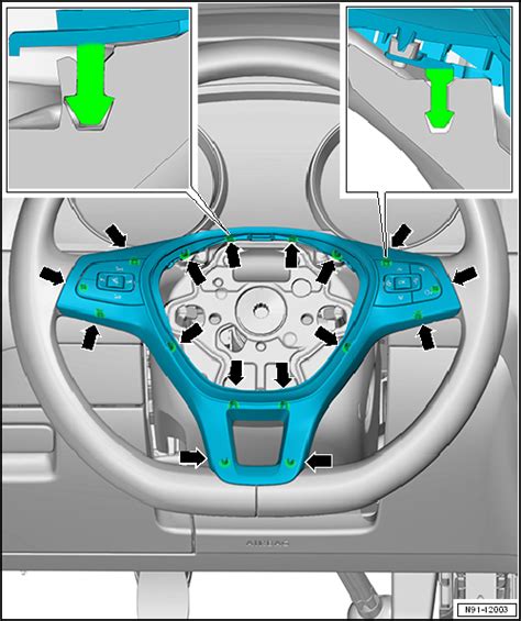 Vw Passat Reparaturanleitung Multifunktionslenkrad Infotainment