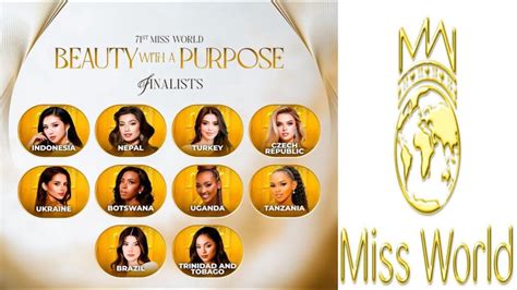 Bwap Finalists Unveiled Beauty With A Purpose Miss World