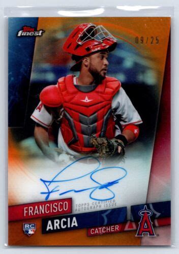 Finest Fa Fa Francisco Arcia Finest Autographs Orange Rookie