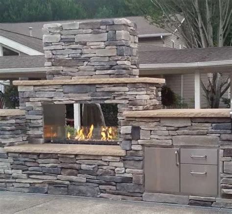 Gas Outdoor Fireplaces Rcs Fireplace