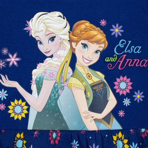 girls frozen dress disney long sleeve dress  girls anna  elsa