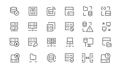 Datos Anal Tico Delgado L Nea Icono Colocar Datos An Lisis Editable Carrera Iconos Datos