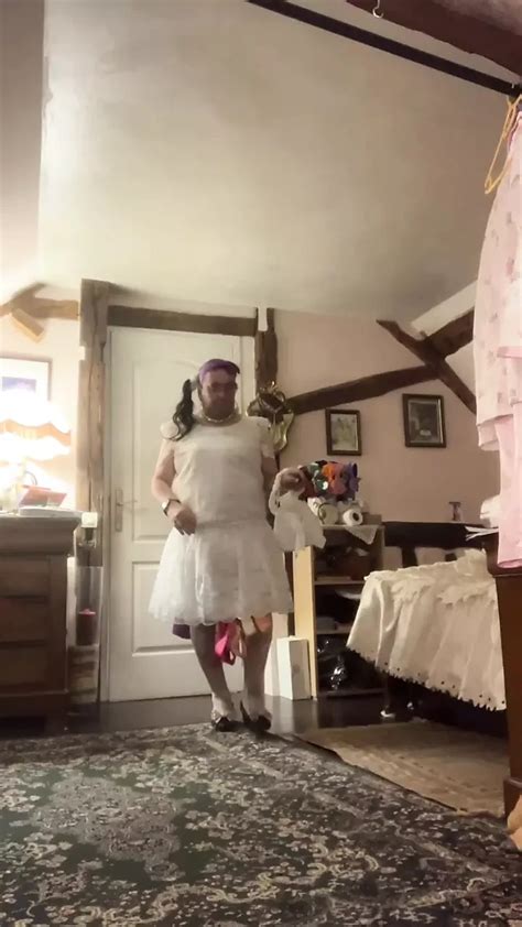 Dressed With A White Lace Dress For A Night Out Gay Amateur Porn Feat Soumise Xhamster