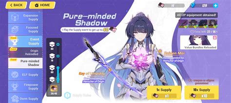 Honkai Impact Pure Minded Shadow Key Of Limpidity Raiden Mei T M