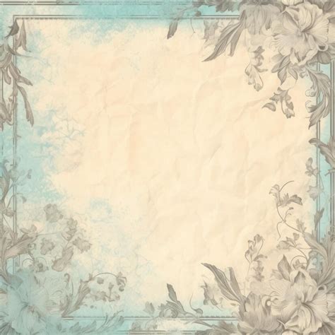 Premium Ai Image Retro Vintage Scrapbook Page Sheet Pastel Hand Made