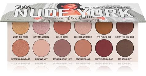 theBalm Ms Nude York luomiväripaletti notino fi