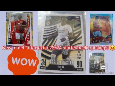 Match Attax Extra 23 24 Starter Pack Unboxing YouTube