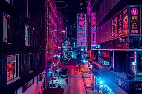 Xavier Portela e os Neons de Tóquio | Cidade cyberpunk, Papel de parede