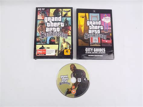 Mint Disc PC Grand Theft Austo GTA San Andreas + City Guides Free ...